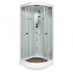 Душевая кабина DTO DM 2090 с электрикой и гидромассажем (90x90)