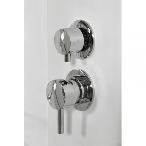 Душевая кабина DTO L 602 R LED с гидромассажем (120x80)