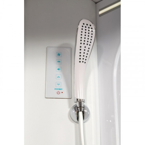 Душевая кабина DTO L 602 R LED с гидромассажем (120x80)