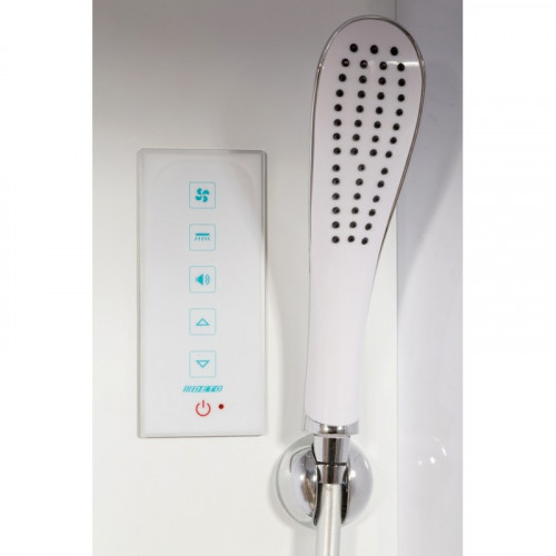 Душевая кабина DTO L 602 R LED с гидромассажем (120x80)