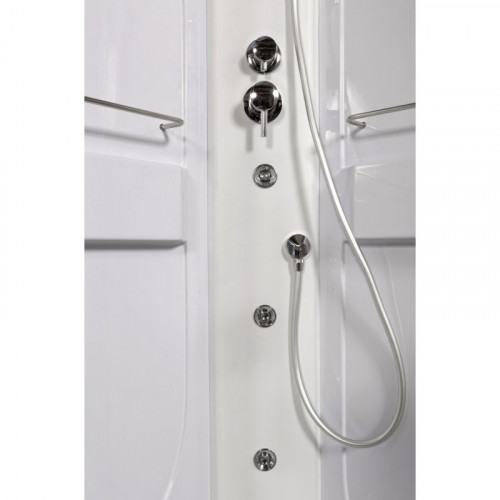 Душевая кабина DTO L 602 R LED с гидромассажем (120x80)