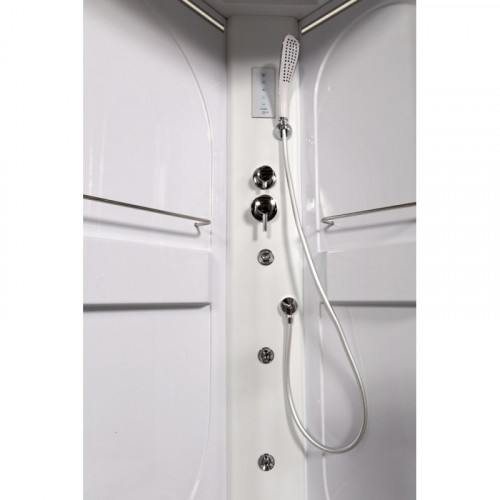 Душевая кабина DTO L 602 R LED с гидромассажем (120x80)