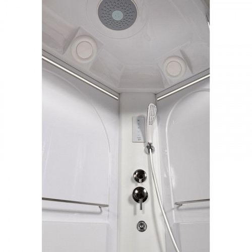 Душевая кабина DTO L 602 R LED с гидромассажем (120x80)