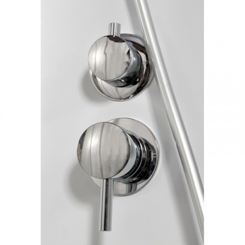 Душевая кабина DTO L 602 R LED с гидромассажем (120x80)