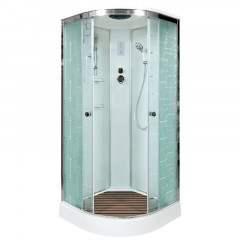 Душевая кабина DTO EM 1510 с электрикой (100x100)