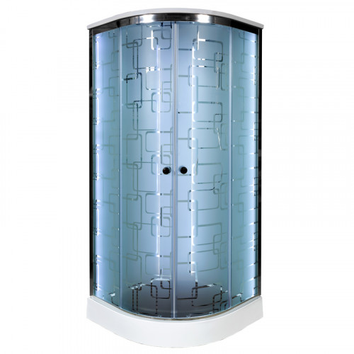 Душевая кабина DTO EM 1510 LED (100x100)