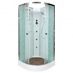 Душевая кабина DTO EM 1510 N с гидромассажем (100x100)