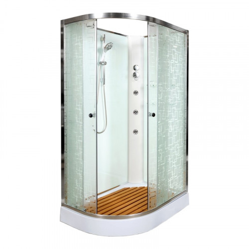 Душевая кабина DTO ЕМ 1511R N с гидромассажем (110x80)