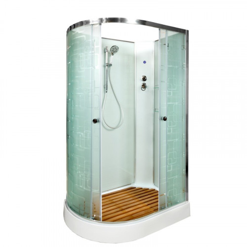 Душевая кабина DTO ЕМ 1511R N LED (110x80)