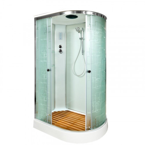 Душевая кабина DTO ЕМ 1512L с электрикой (120x80)