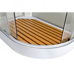 Душевая кабина DTO ЕМ 1512L N LED с гидромассажем (120x80)