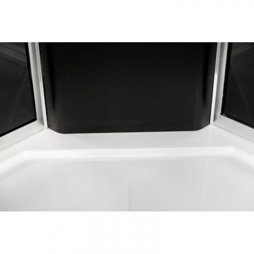 Душевая кабина DTO BM 4590 LED Black с гидромассажем (90x90)