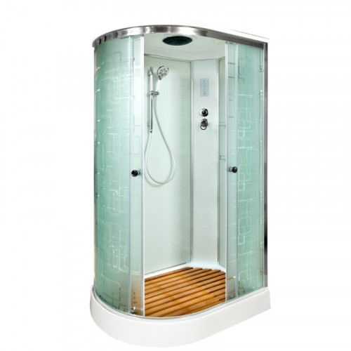 Душевая кабина DTO ЕМ 1512R с электрикой (120x80)