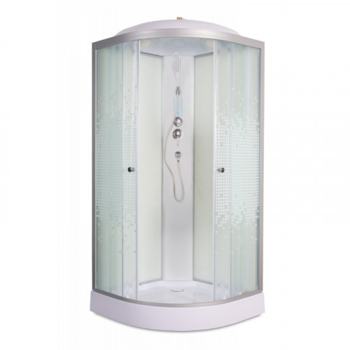 Душевая кабина DTO L 901 с электрикой (100x100)