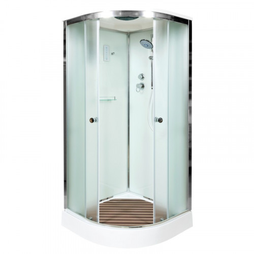 Душевая кабина DTO D 01 S с электрикой (100x100)