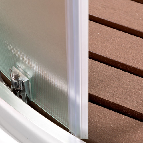 Душевая кабина DTO D 01 S с электрикой (100x100)