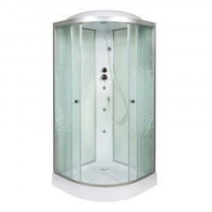 Душевая кабина DTO L 901 с гидромассажем (100x100)