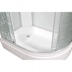 Душевая кабина DTO ЕМ 2712 L с электрикой (120x80)