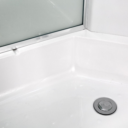 Душевая кабина DTO ЕМ 2712 L с электрикой (120x80)