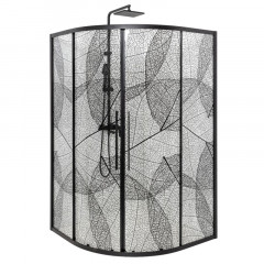 Душевое ограждение DTO HB 90 Black (88-90)x(88-90)