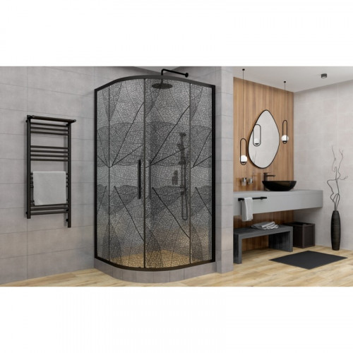 Душевое ограждение DTO HB 90 Black (88-90)x(88-90)