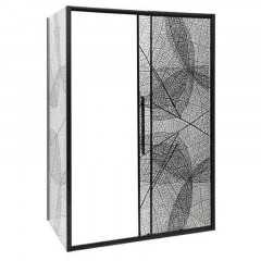 Дверь в нишу DTO FB 120-140 Black (120-140)