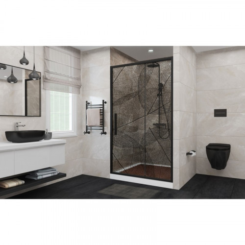 Дверь в нишу DTO FB 120-140 Black (120-140)