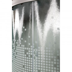 Душевая кабина DTO L 901 N с гидромассажем (100x100)