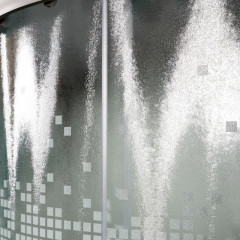 Душевая кабина DTO L 901 N с гидромассажем (100x100)