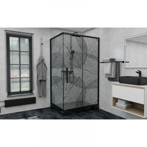 Дверь в нишу DTO FB 140-160 Black (140-160)