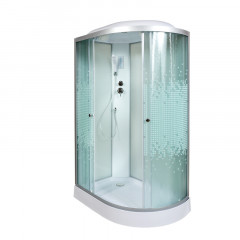 Душевая кабина DTO L 902 L с электрикой (120x80)