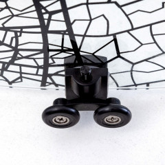 Дверь в нишу DTO FB2 170-190 Black (170-190)