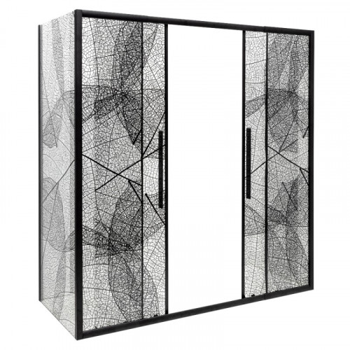 Дверь в нишу DTO FB2 170-190 Black (170-190)