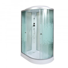 Душевая кабина DTO L 902 L с гидромассажем (120x80)
