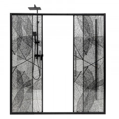 Дверь в нишу DTO FB2 190-210 Black (190-210)