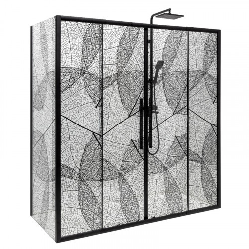 Дверь в нишу DTO FB2 190-210 Black (190-210)