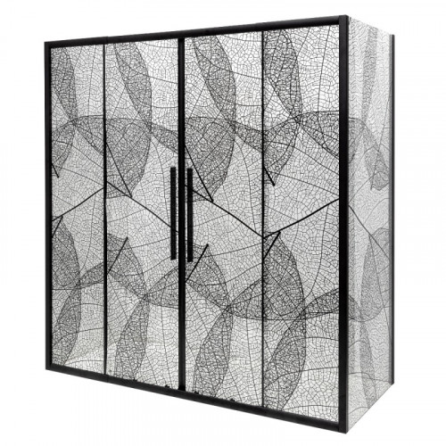 Дверь в нишу DTO FB2 190-210 Black (190-210)