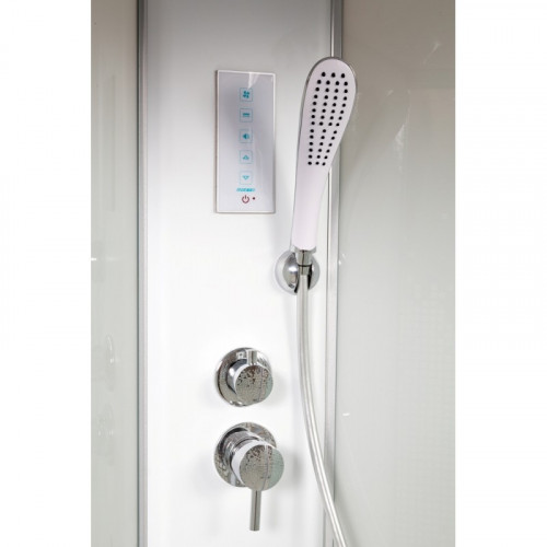 Душевая кабина DTO L 902 L с гидромассажем и электрикой (120x80)