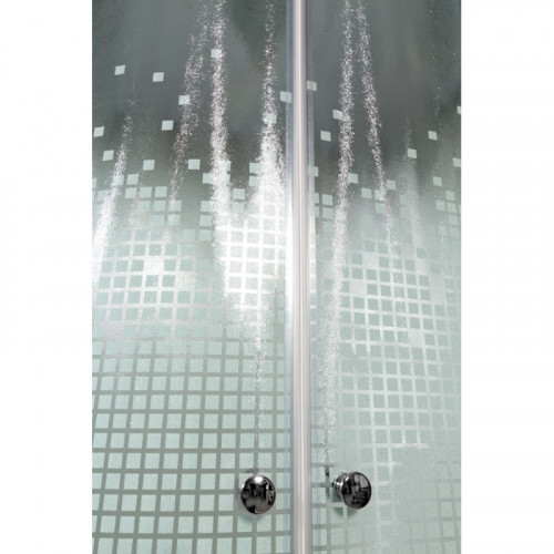 Душевая кабина DTO L 902 L с гидромассажем и электрикой (120x80)