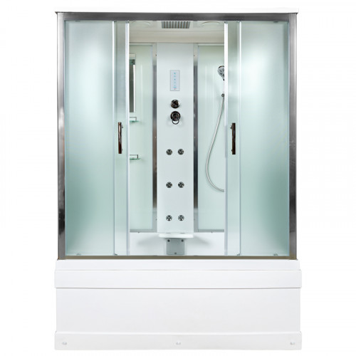 Душевой бокс DTO ЕМ 4515 с электрикой и гидромассажем (150x85)