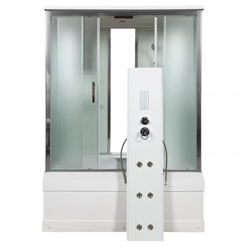 Душевой бокс DTO ЕМ 4515 с электрикой и гидромассажем (150x85)