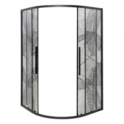 Душевое ограждение DTO HB 120 Black (118-120)x(118-120)