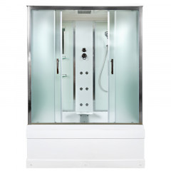 Душевой бокс DTO ЕМ 4515 с гидромассажем (150x85)