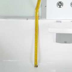 Душевой бокс DTO ЕМ 4515 с гидромассажем (150x85)