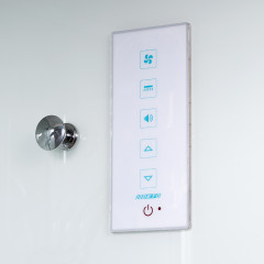 Душевая кабина DTO D 09 S Led (90x90)