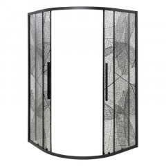 Душевое ограждение DTO HB 80 Black (78-80)x(78-80)