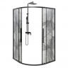 Душевое ограждение DTO HB 80 Black (78-80)x(78-80)