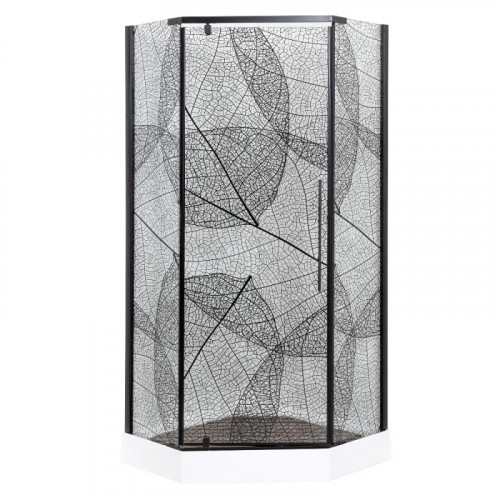 Душевое ограждение DTO PB 100 Black (98-100)x(98-100)