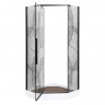 Душевое ограждение DTO PB 100 Black (98-100)x(98-100)