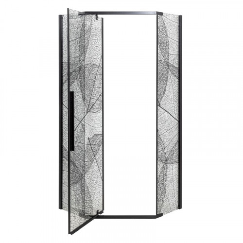 Душевое ограждение DTO PB 100 Black (98-100)x(98-100)